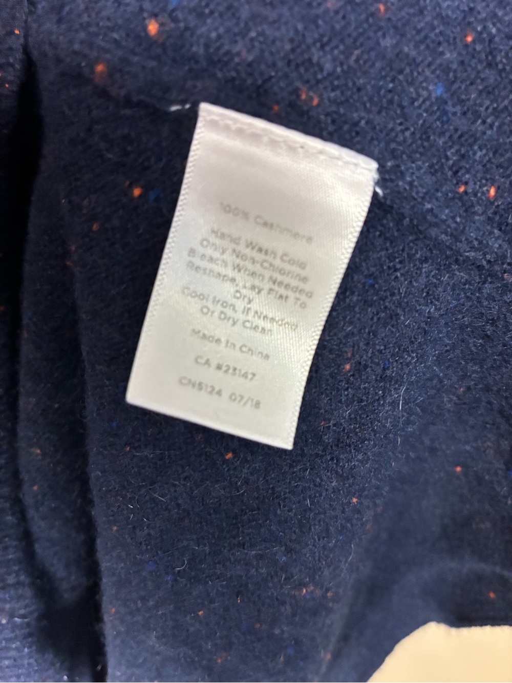Talbots 100% Pure Cashmere Sabrina Speckled Tunic Sweater - Picture 5 of 8